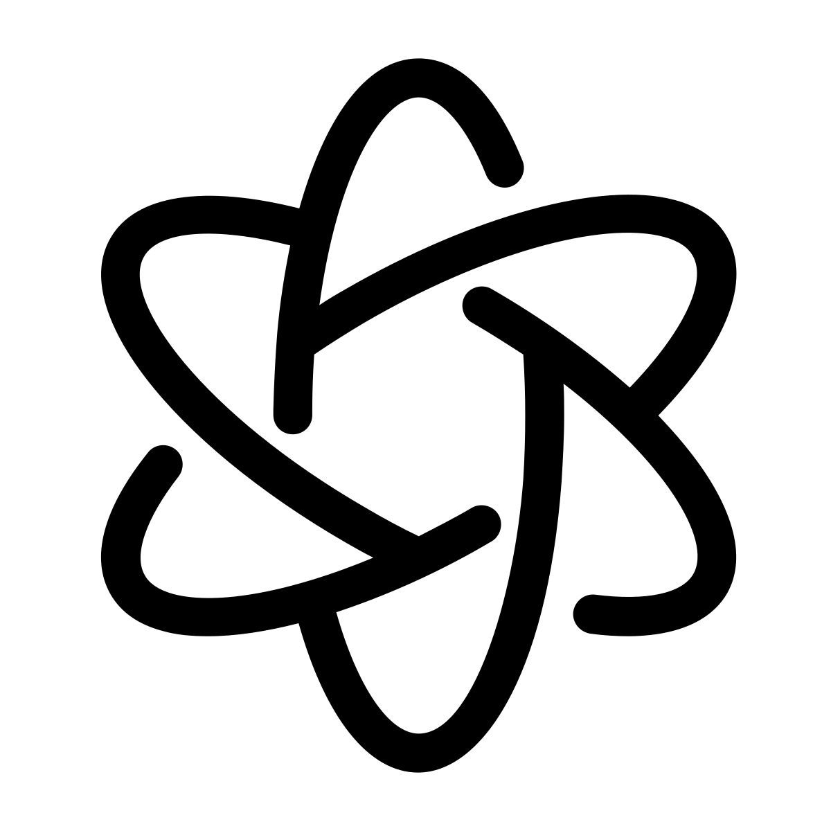 pastel glyph style física icon