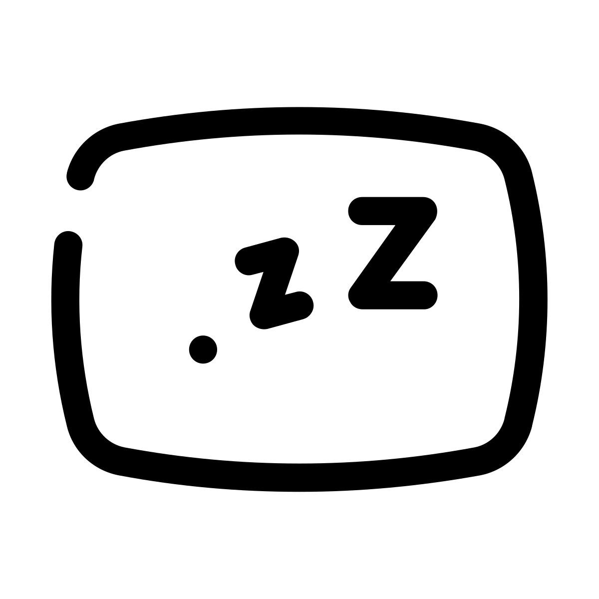 pastel glyph style kissen icon