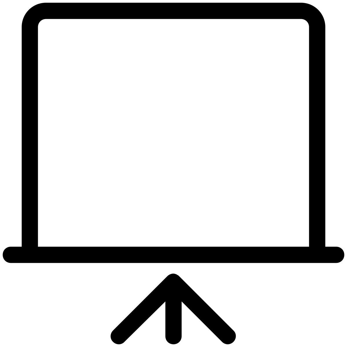 pastel glyph style pantalla de presentación icon