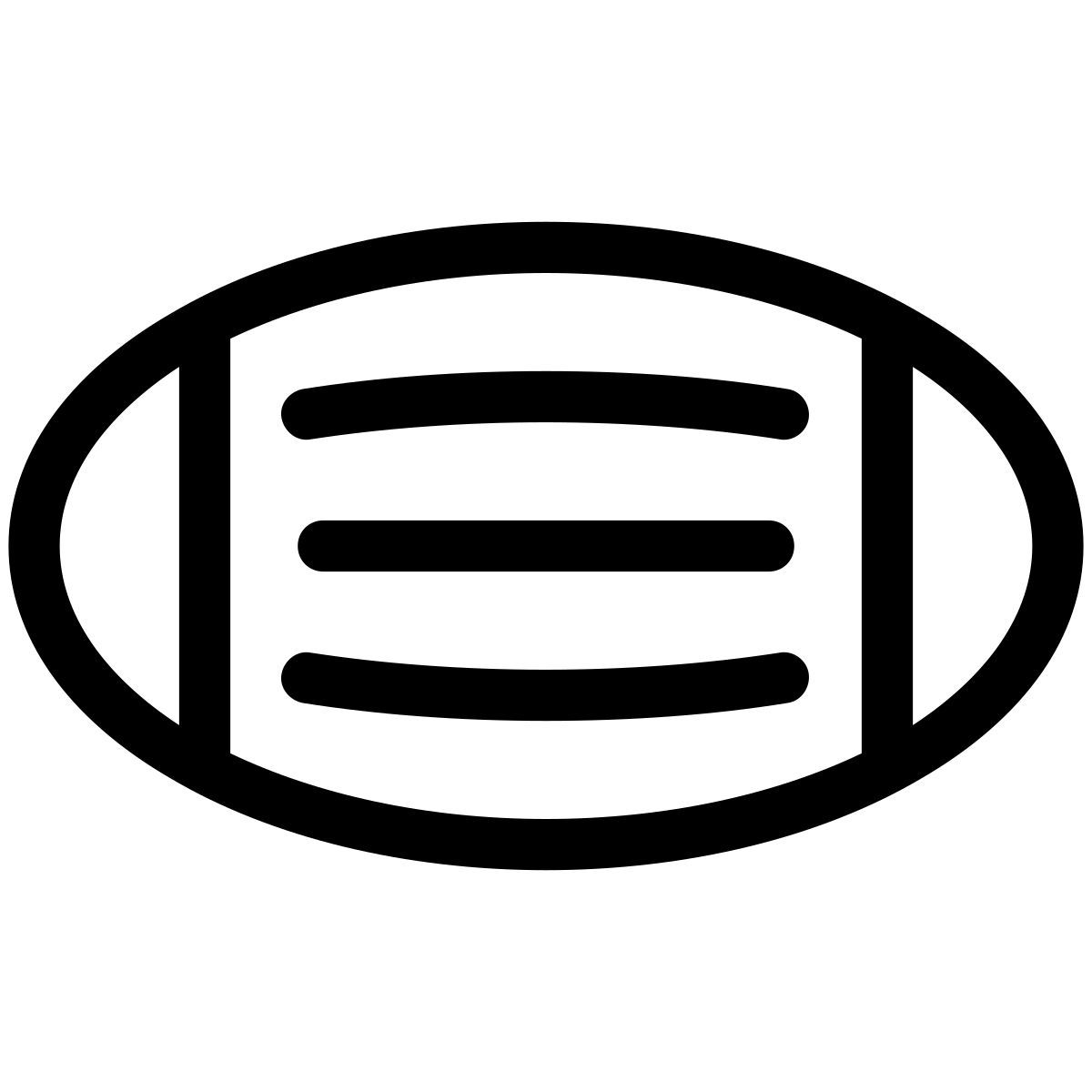 pastel glyph style maske icon