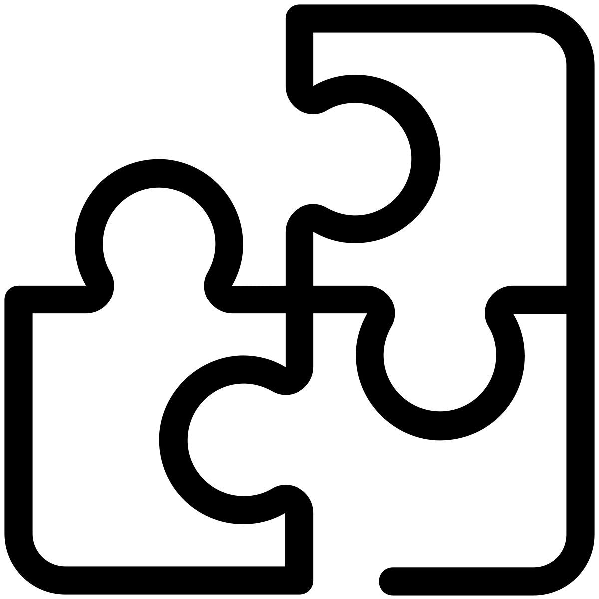 pastel glyph style puzzle icon