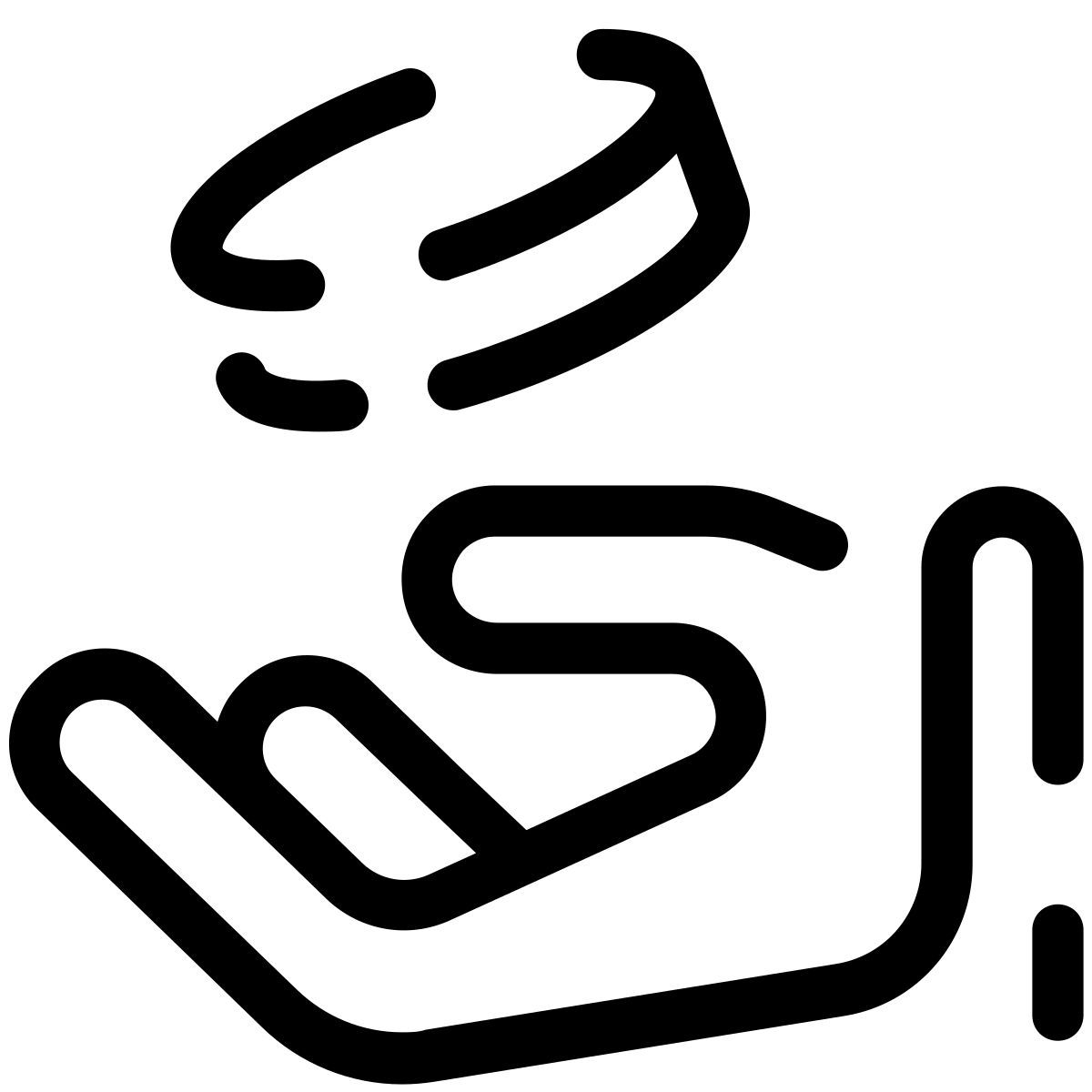 pastel glyph style recibir efectivo icon