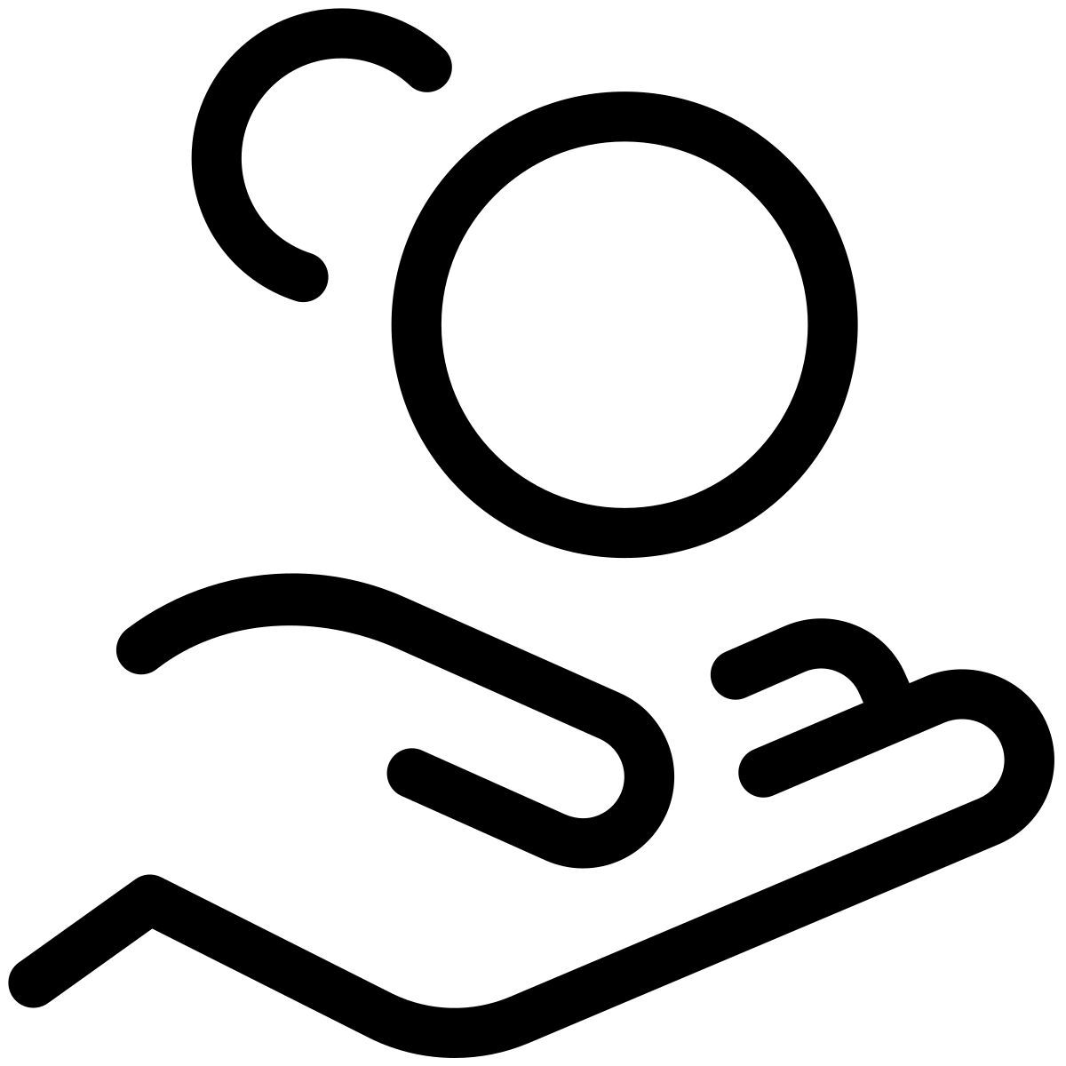 pastel glyph style bargeld erhalten icon