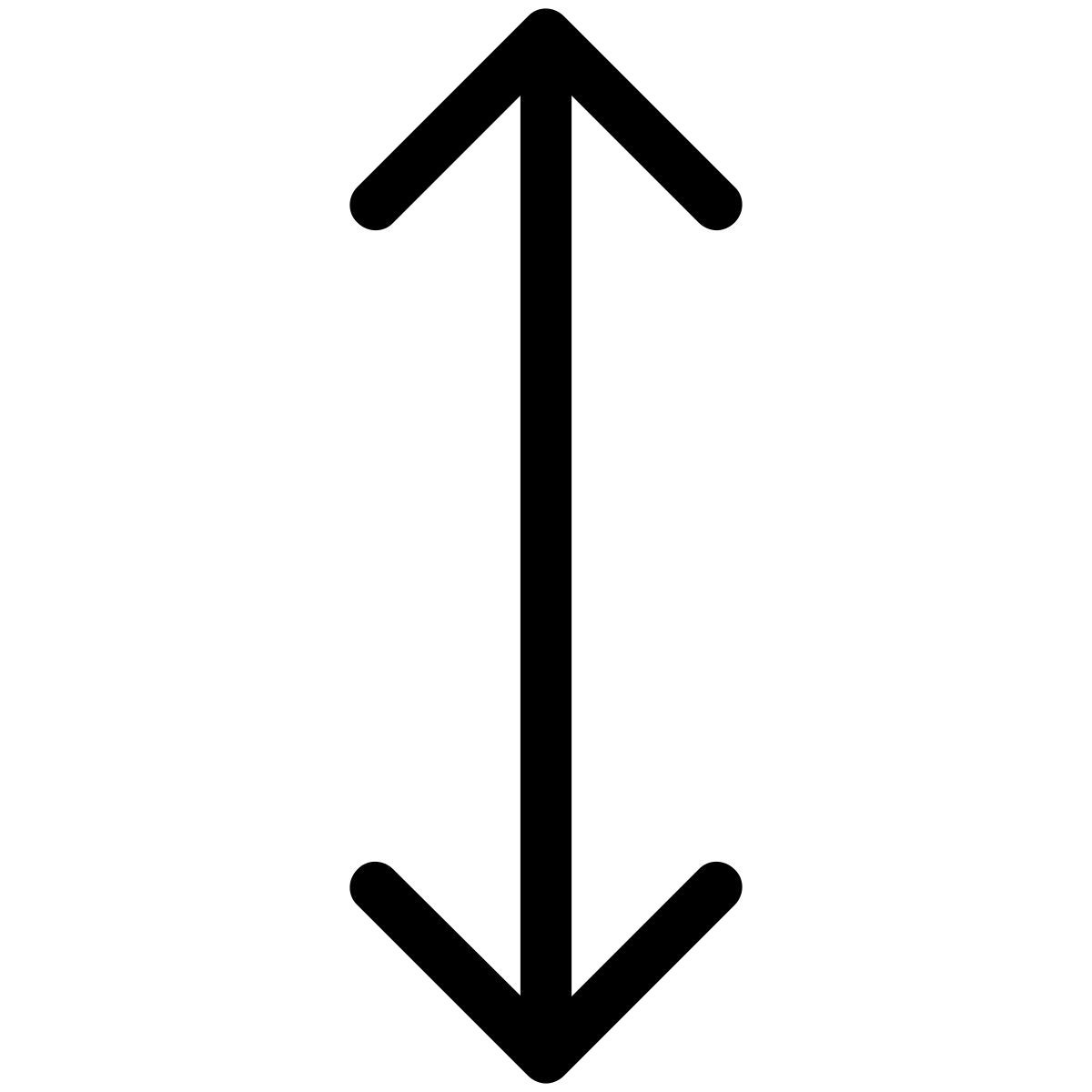 pastel glyph style resize vertical icon