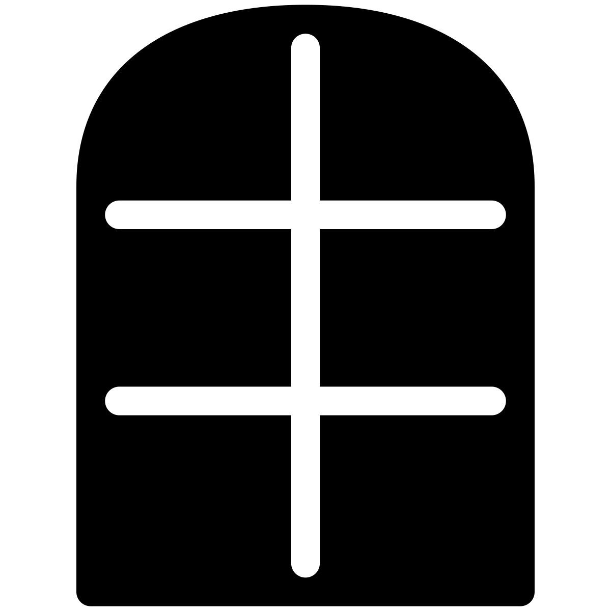 pastel glyph style room window icon