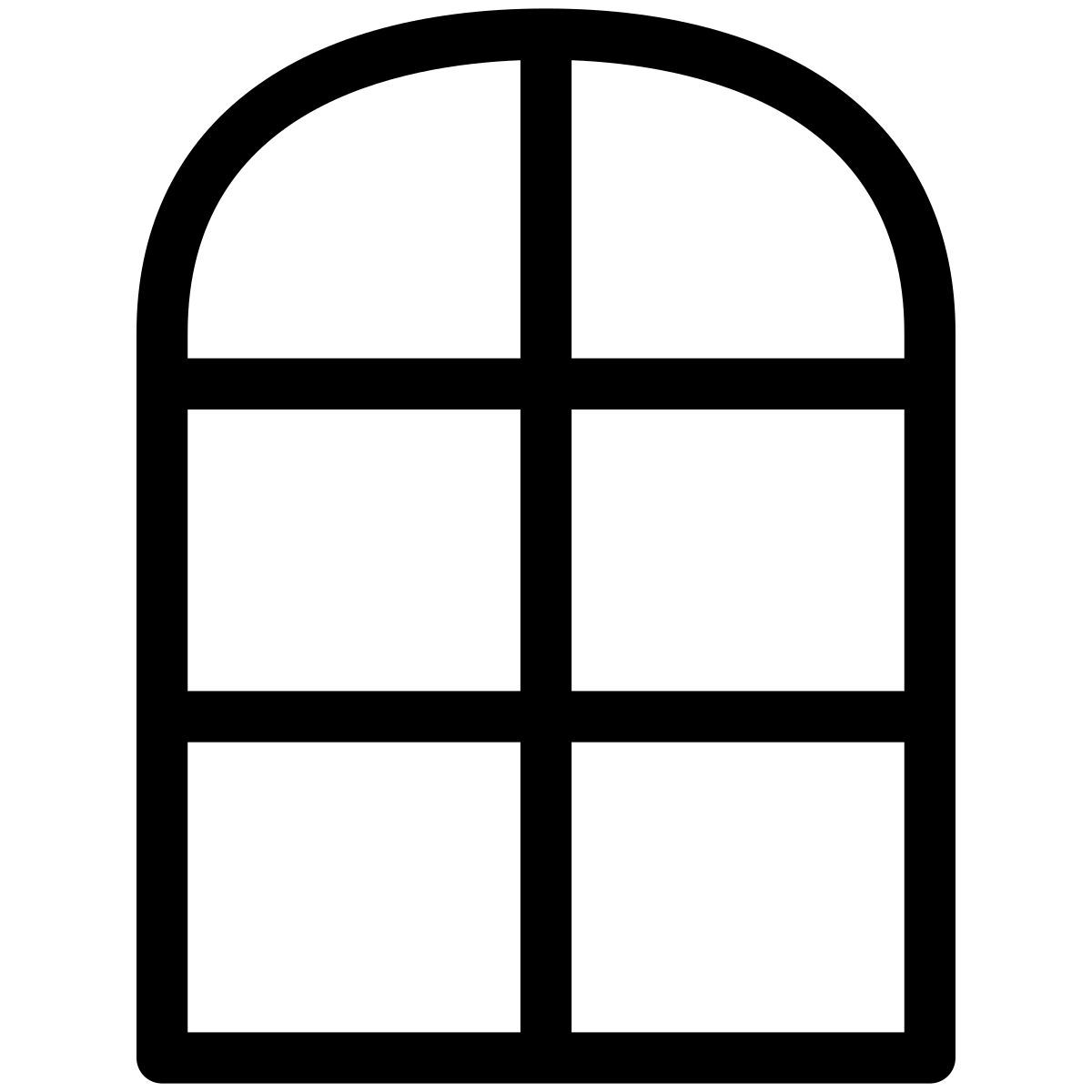 pastel glyph style 창문 icon