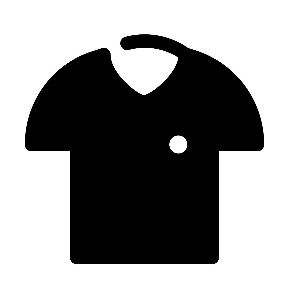 pastel glyph style uniforme escolar icon