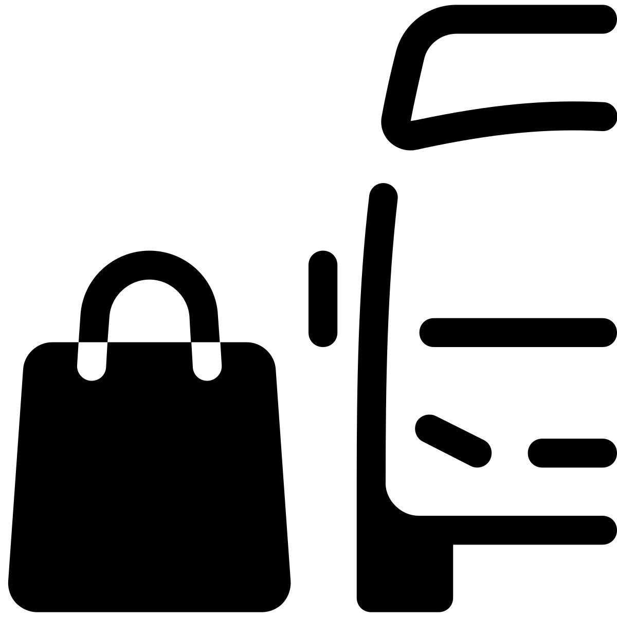 pastel glyph style 배달 서비스 icon