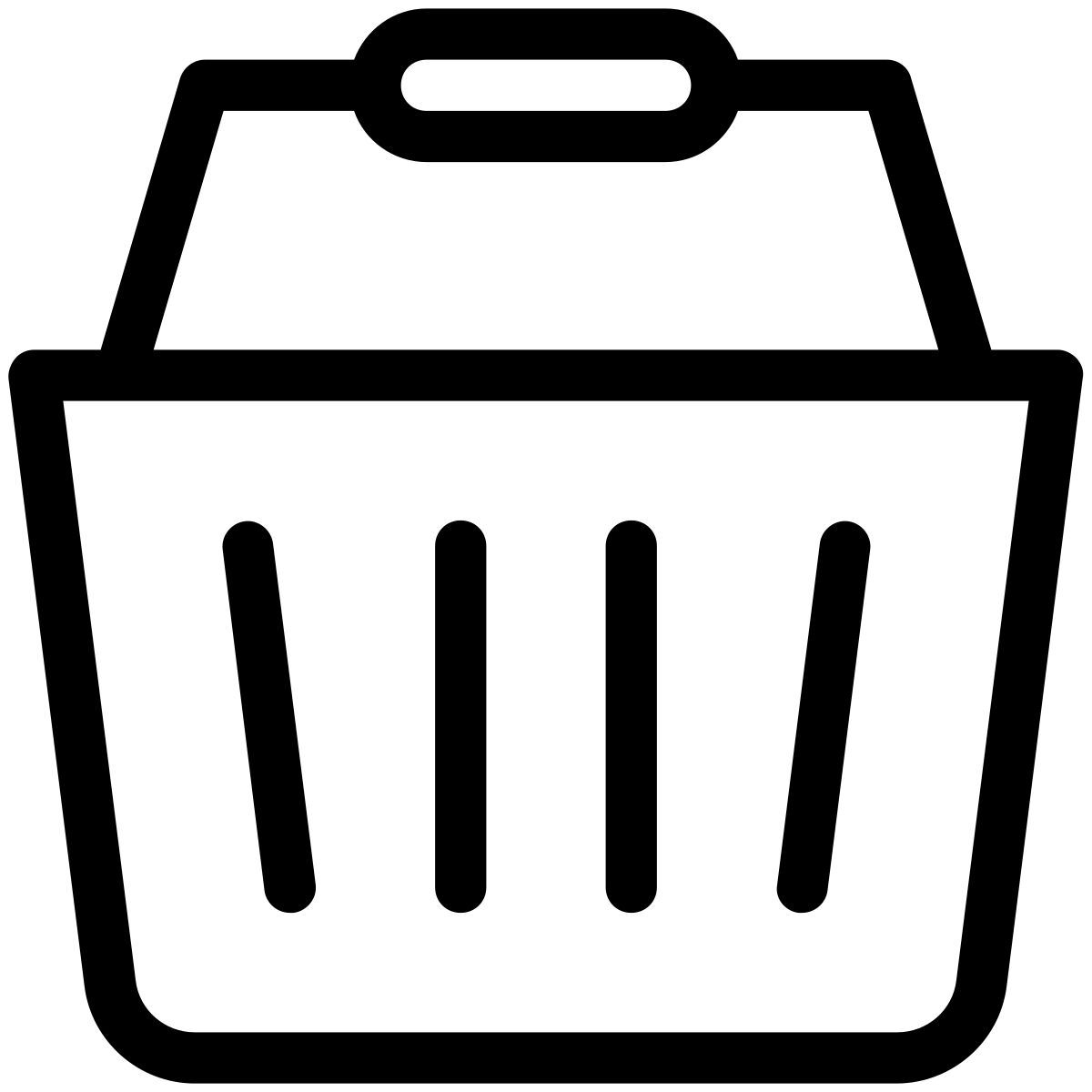 pastel glyph style 购物车2 icon