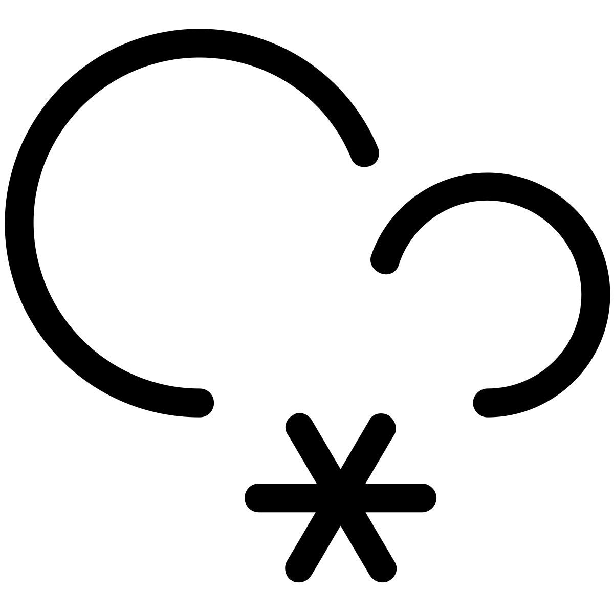 pastel glyph style 눈 icon