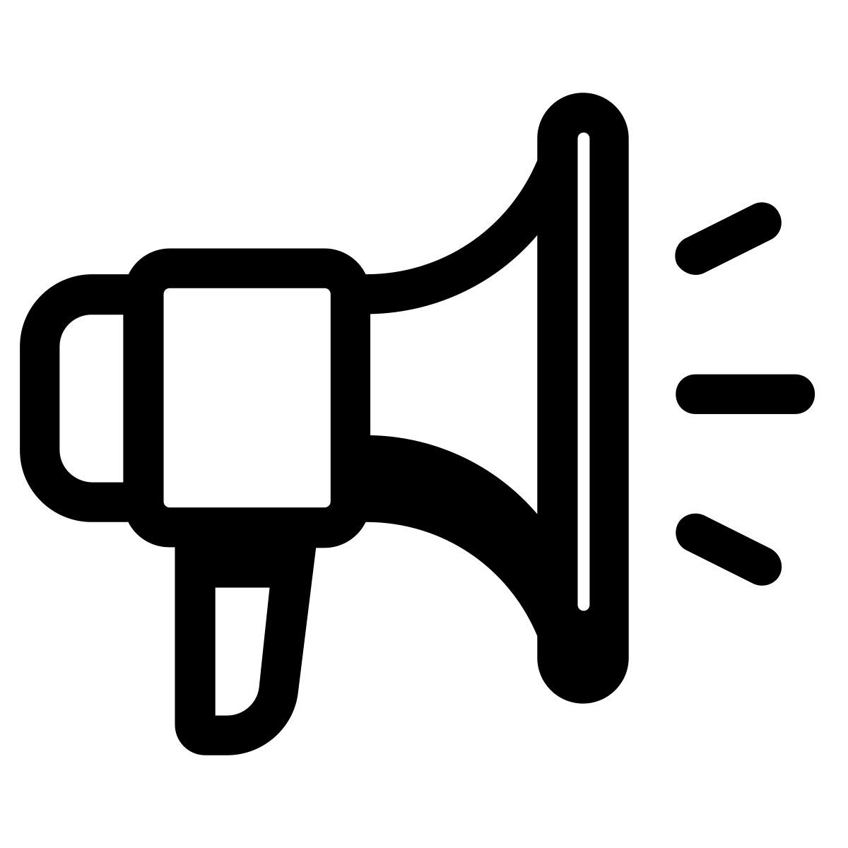 pastel glyph style 스피커 icon