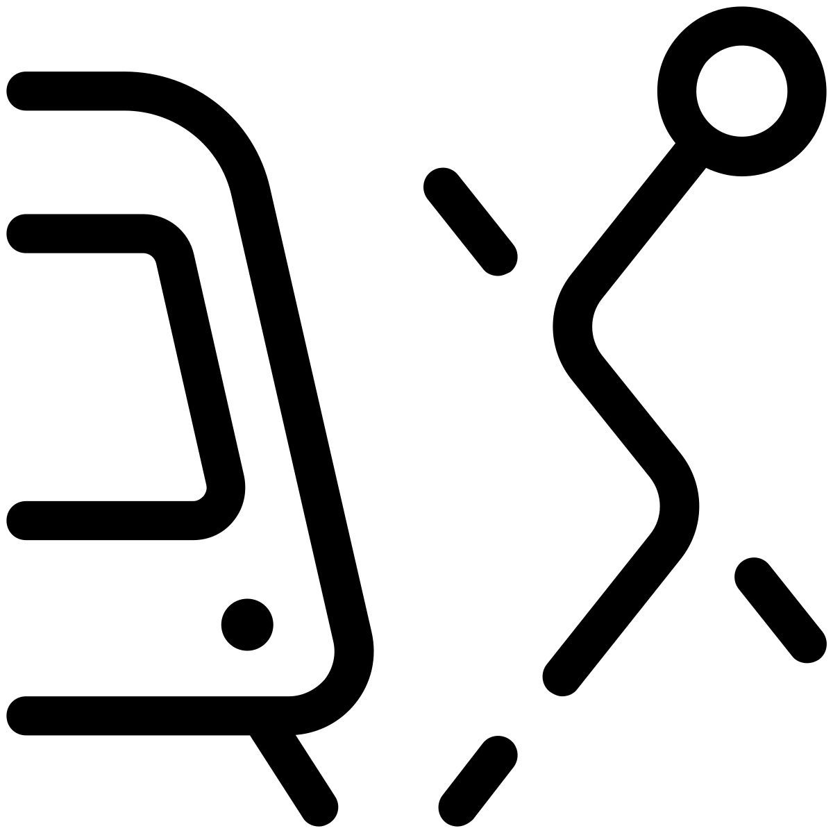pastel glyph style straßenbahn alternativroute icon
