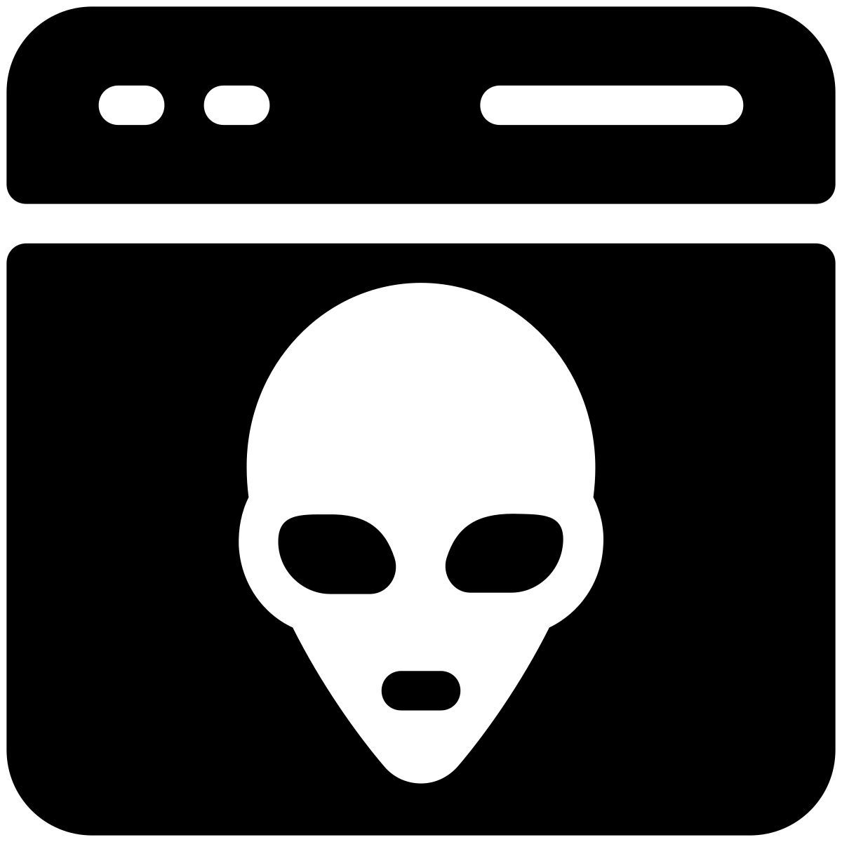 pastel glyph style error desconocido icon