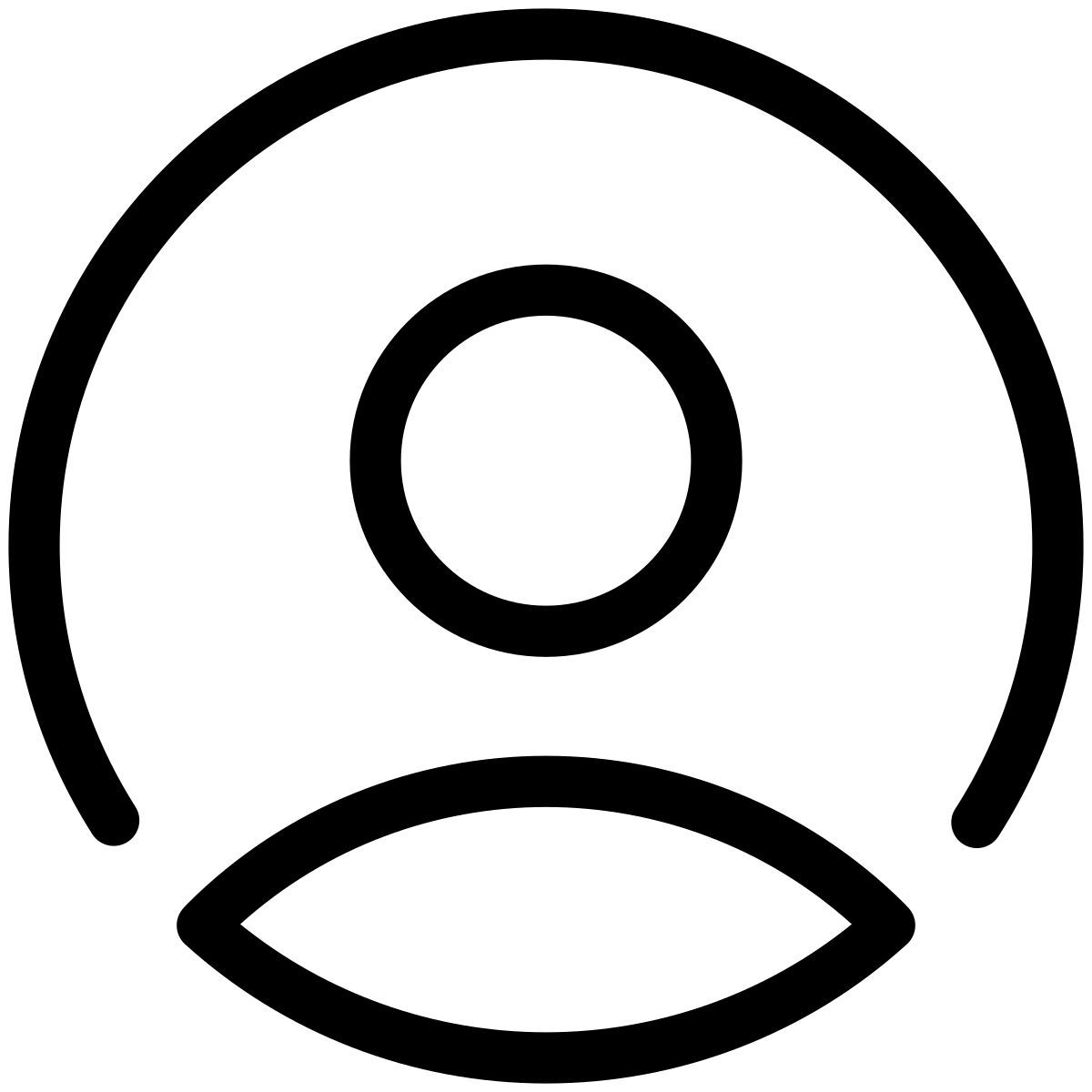 pastel glyph style utilisateur icon