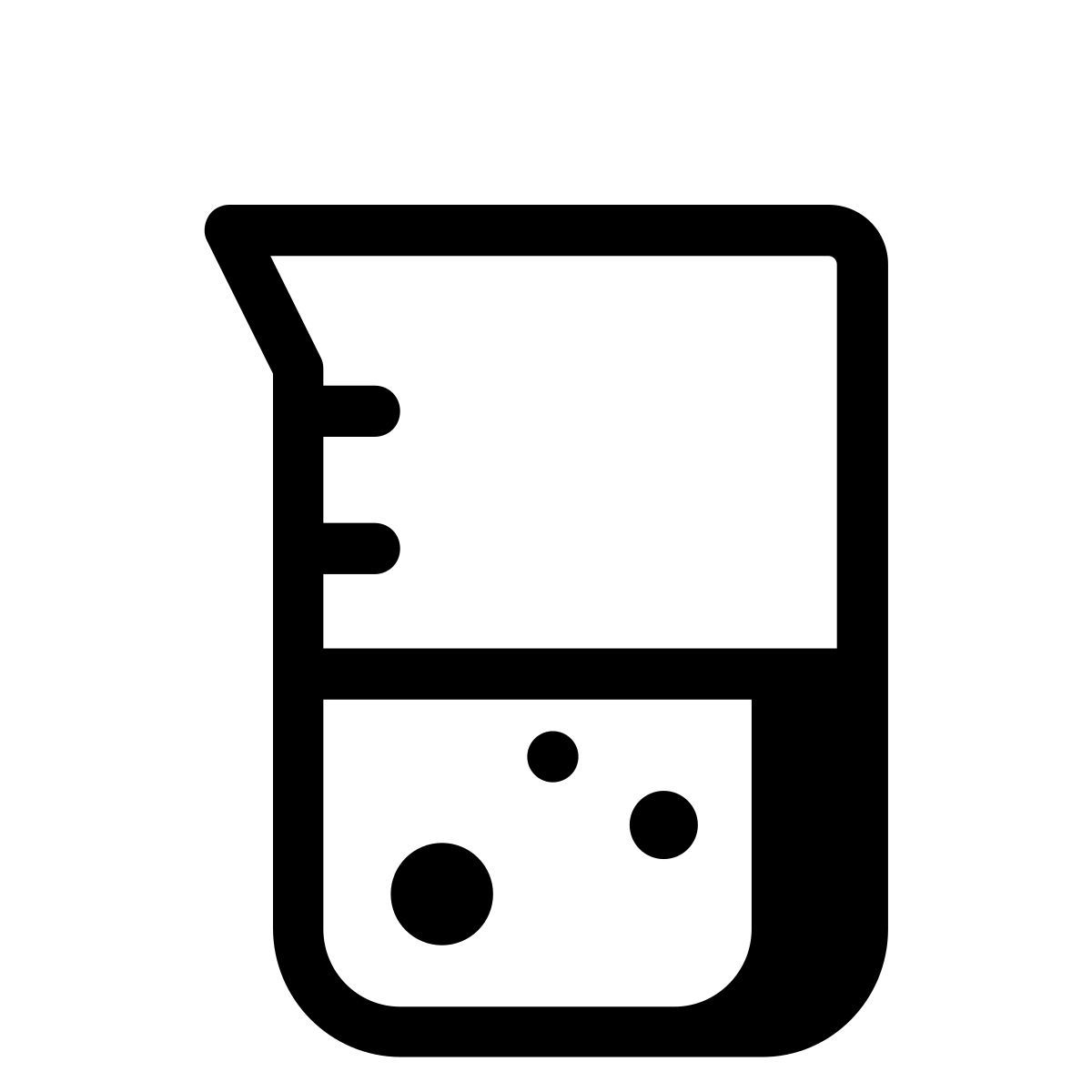 pastel glyph style volumen icon