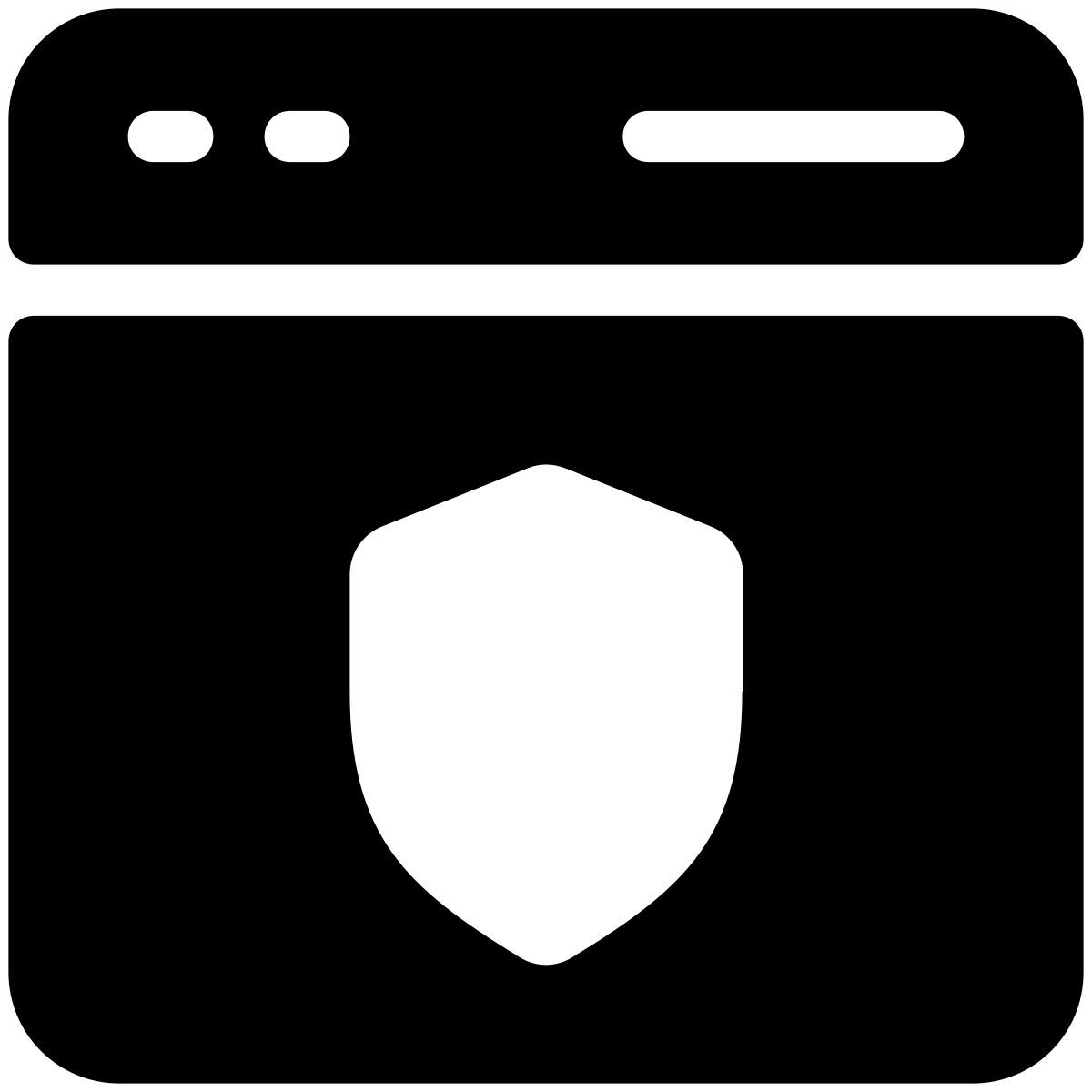 pastel glyph style 웹페이지 보호 icon