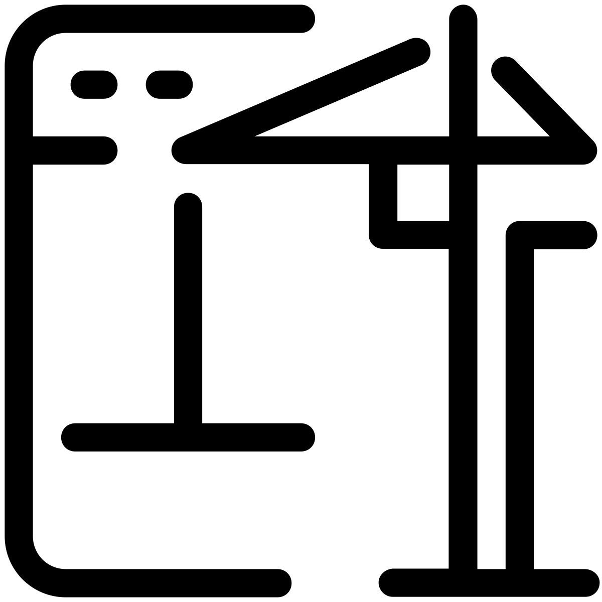 pastel glyph style 웹사이트 빌더 icon