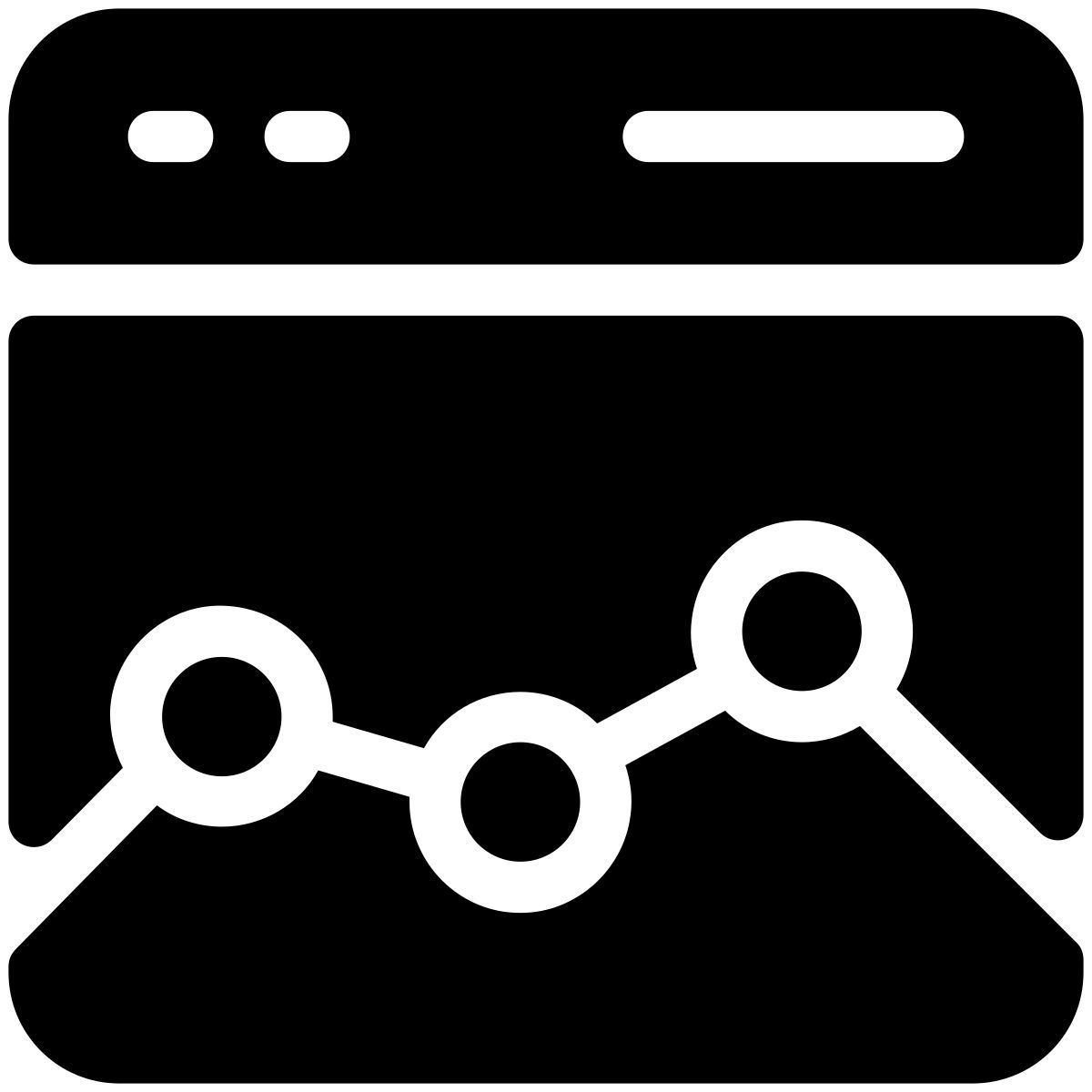 pastel glyph style estatísticas do site icon