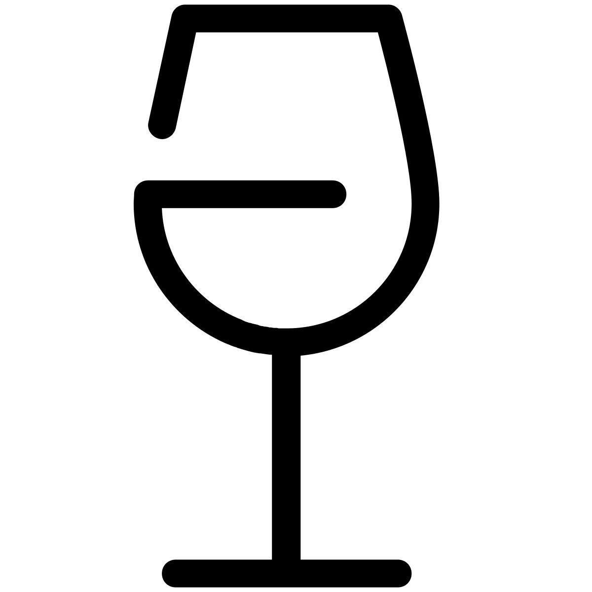 pastel glyph style coppa icon