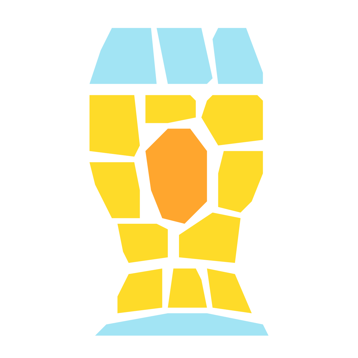 pieces style beer glass icon