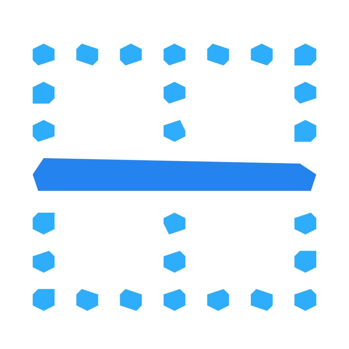 pieces style 테두리 가로 icon