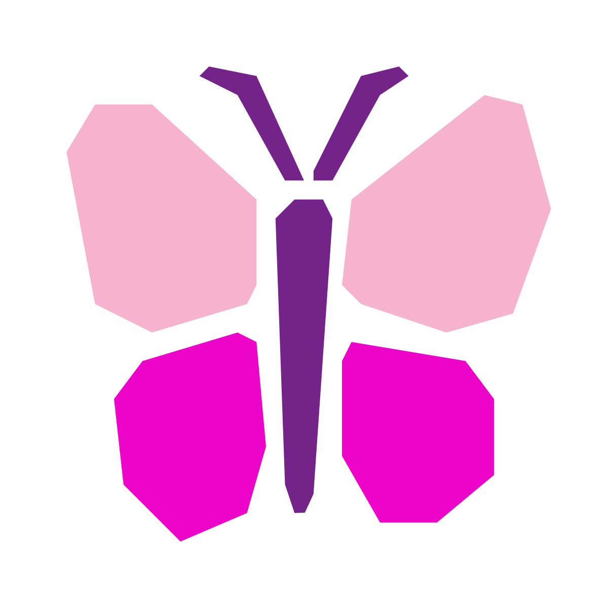 pieces style butterfly icon