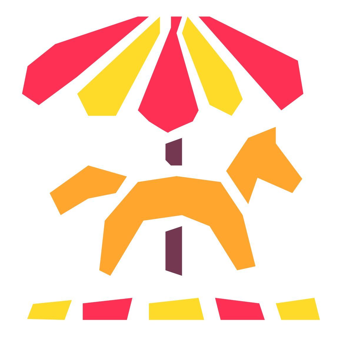 pieces style carousel icon