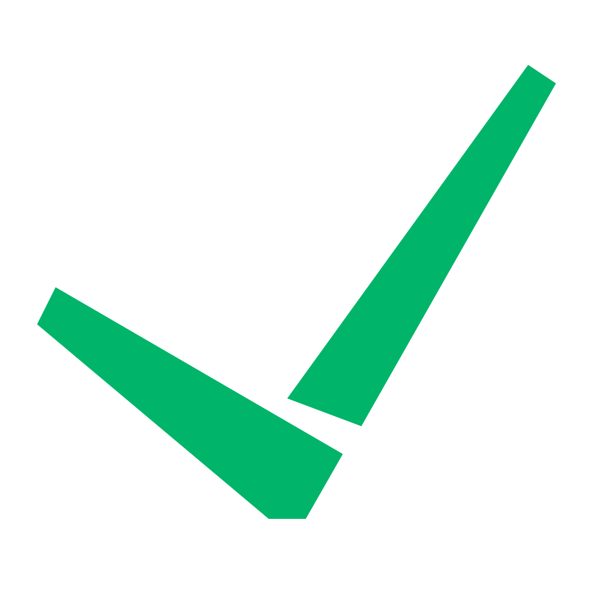 pieces style checkmark icon