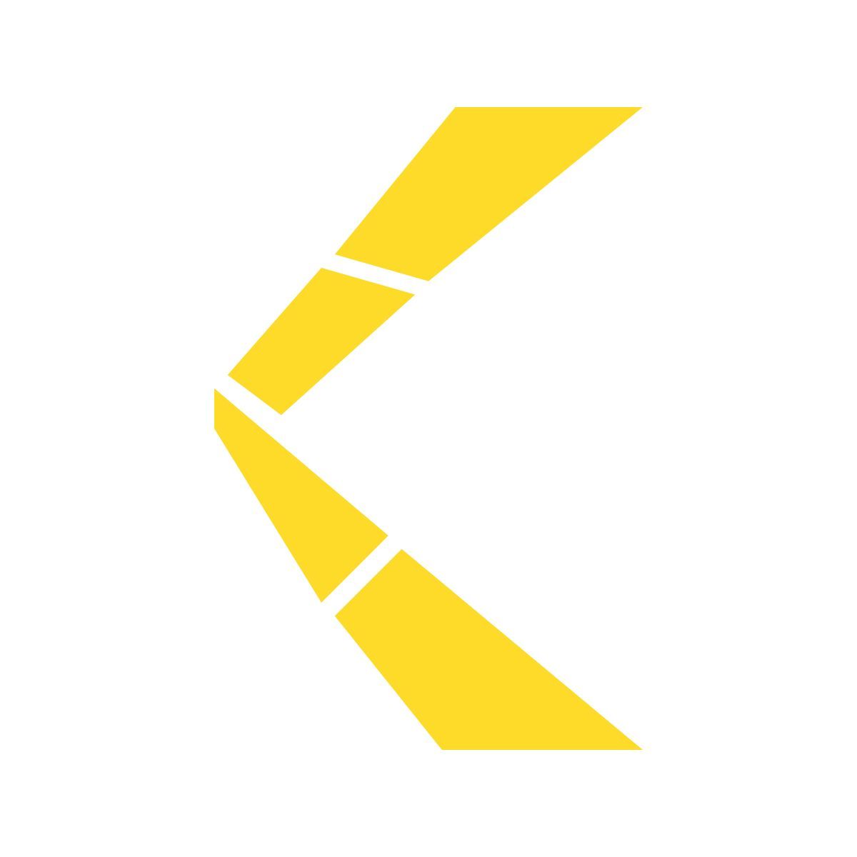 pieces style chevron sinistra icon