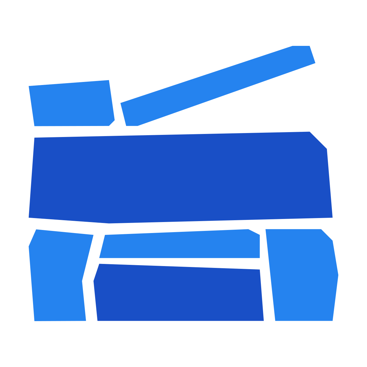 pieces style copy machine icon