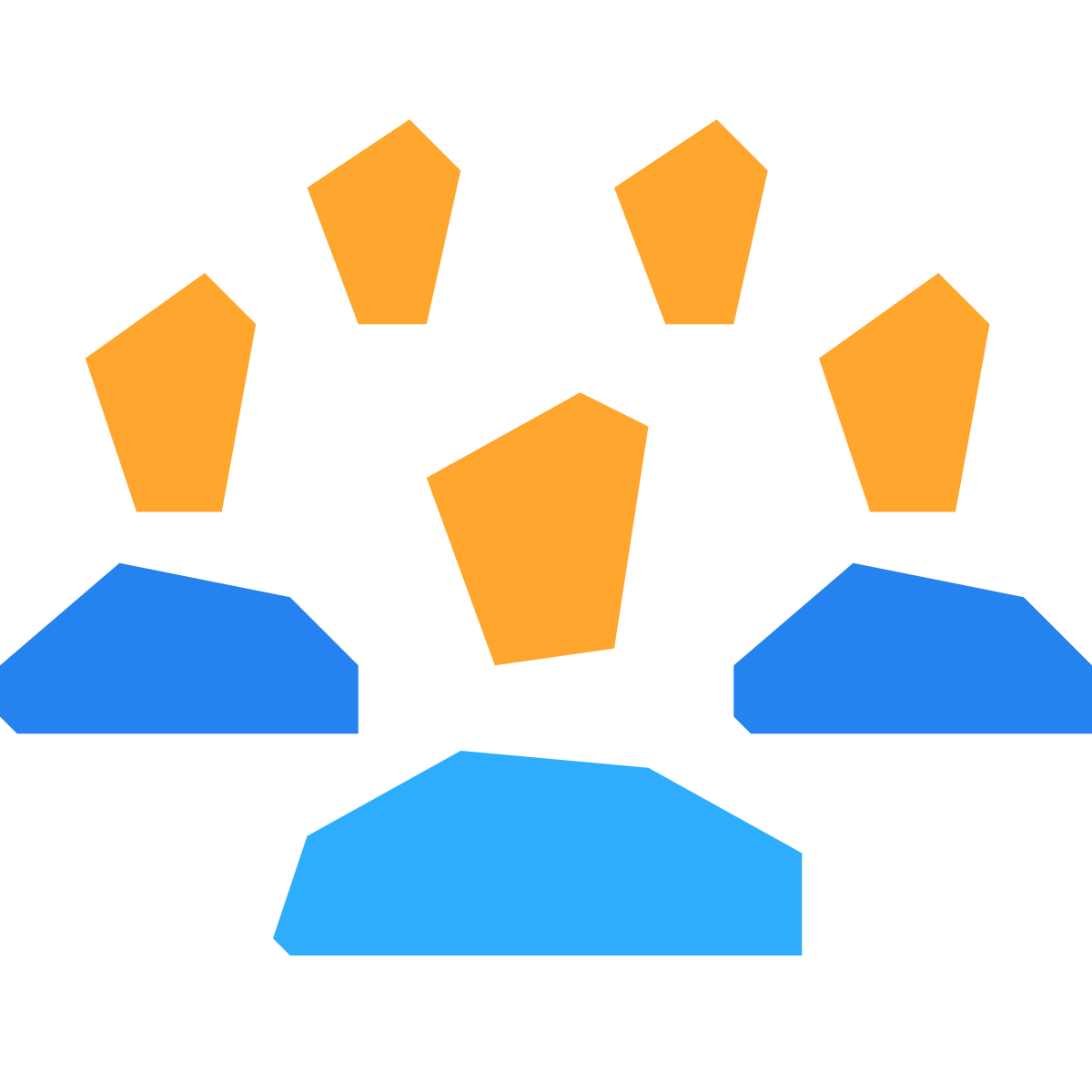 pieces style crowd icon