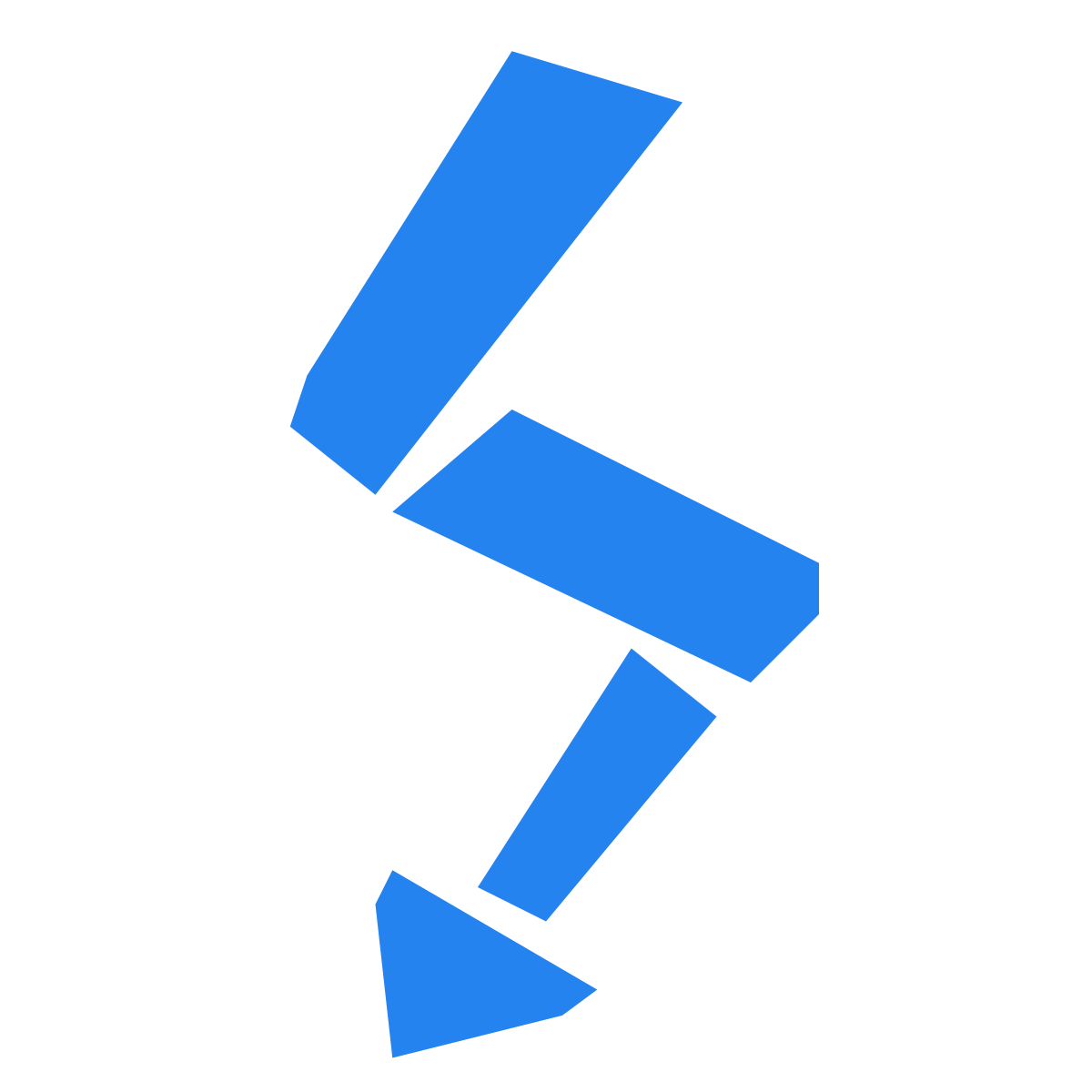 pieces style electricity icon