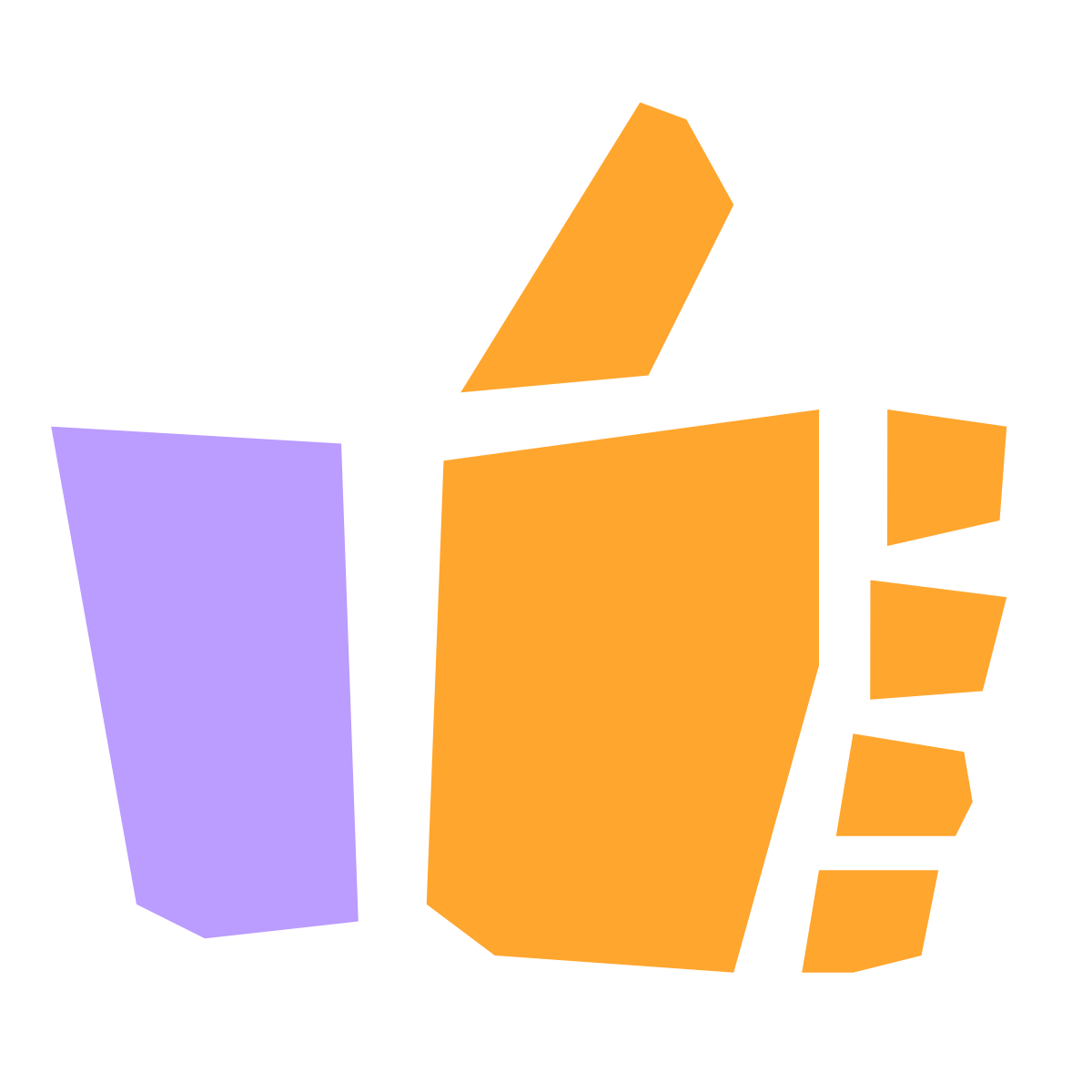 pieces style facebook like icon