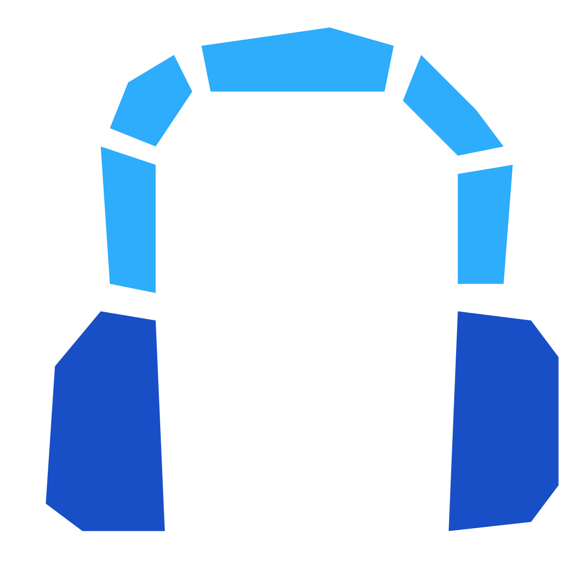 pieces style headphones icon
