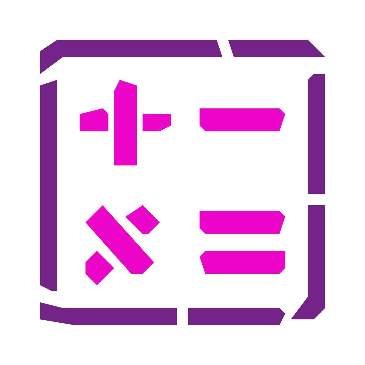 pieces style mathe icon