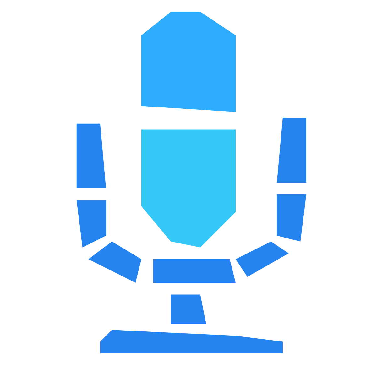 pieces style microphone icon