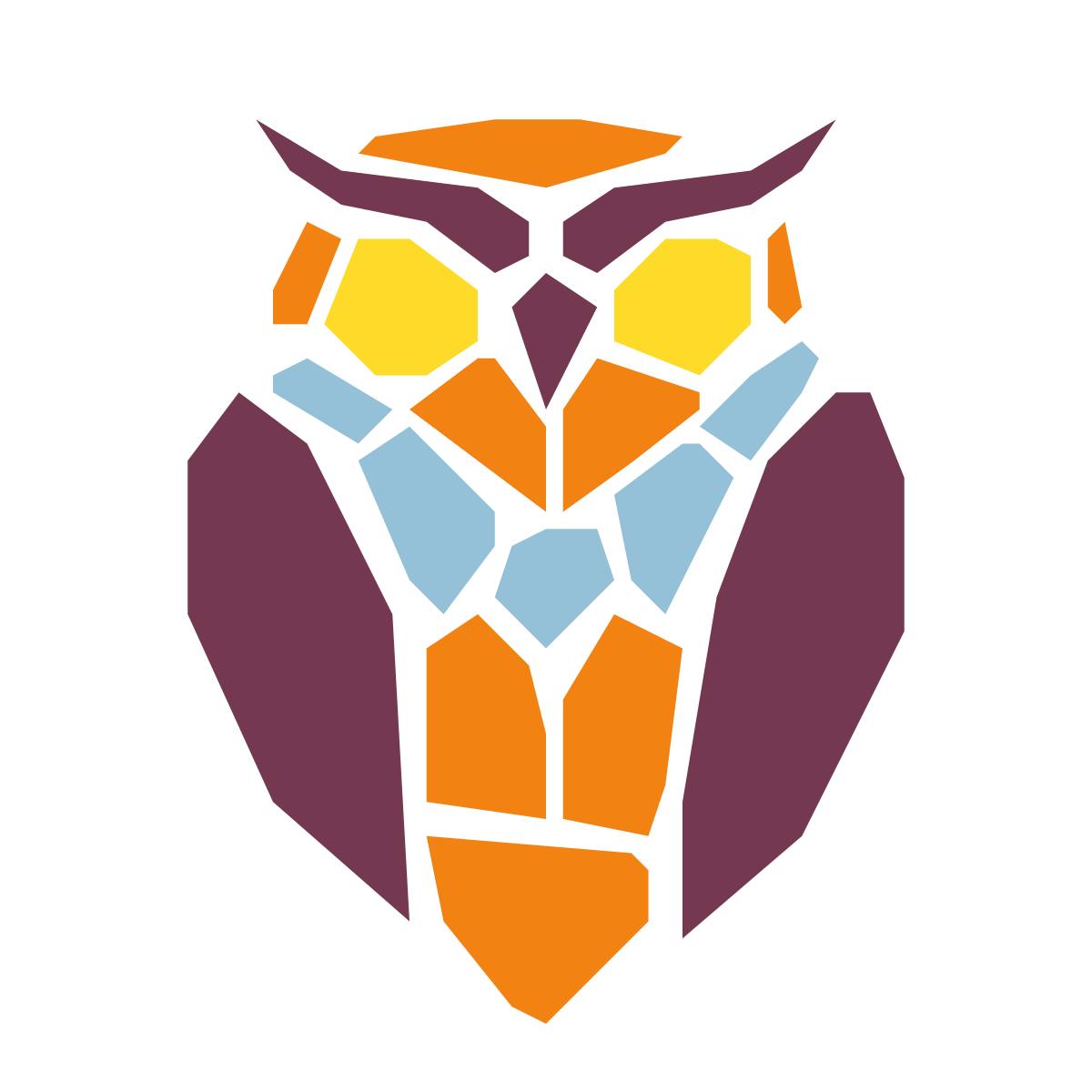 pieces style owl icon