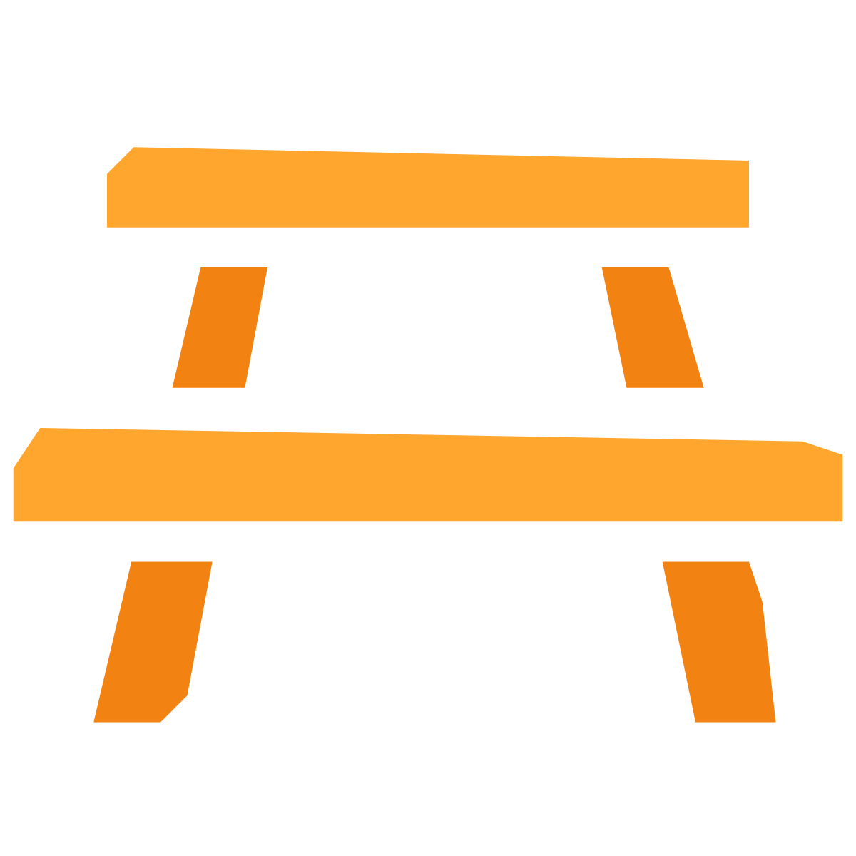 pieces style picnic table icon