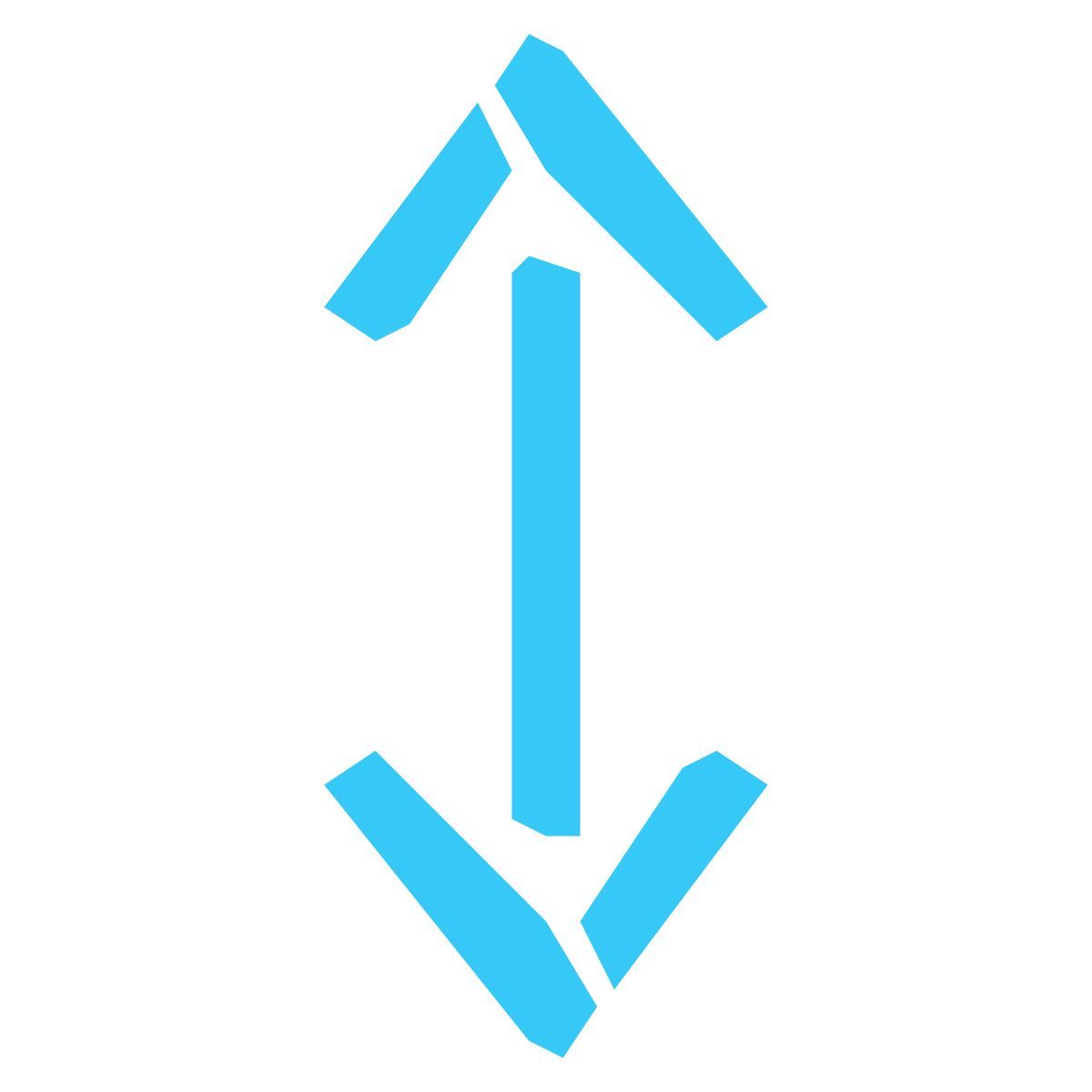 pieces style resize vertical icon