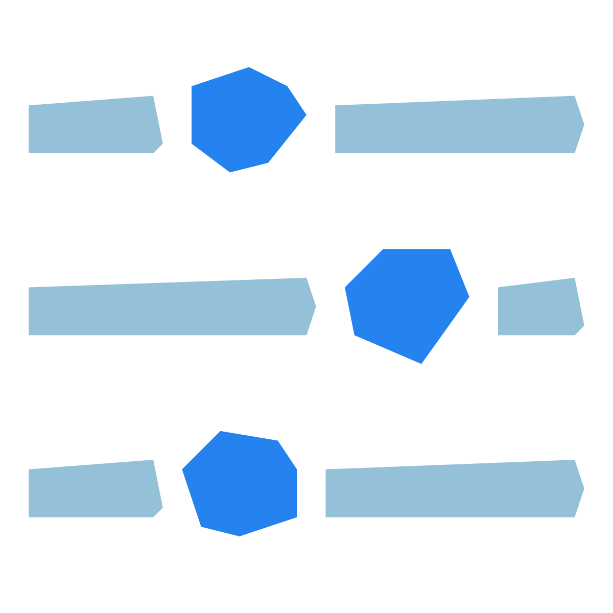 pieces style sorting options icon