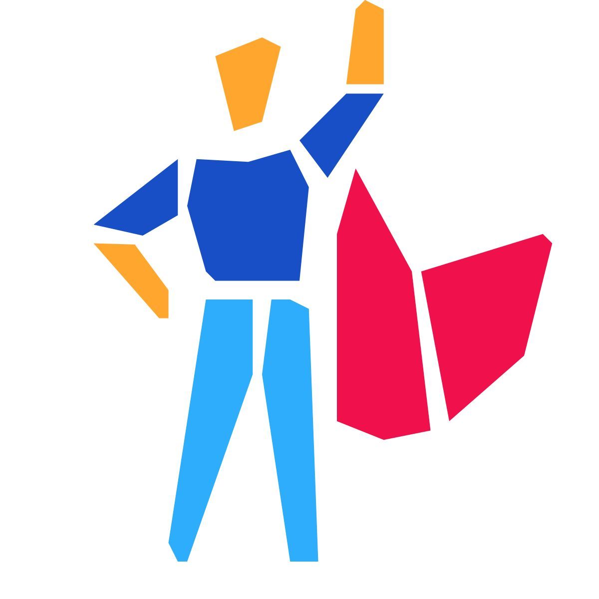 pieces style superheld männlich icon