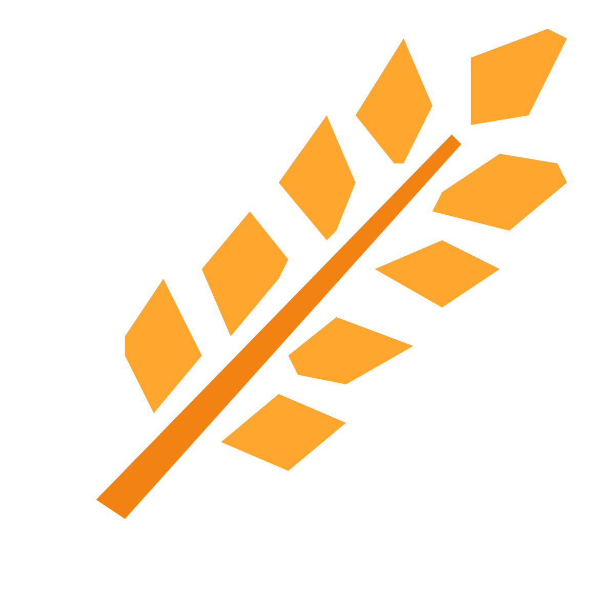 pieces style wheat icon