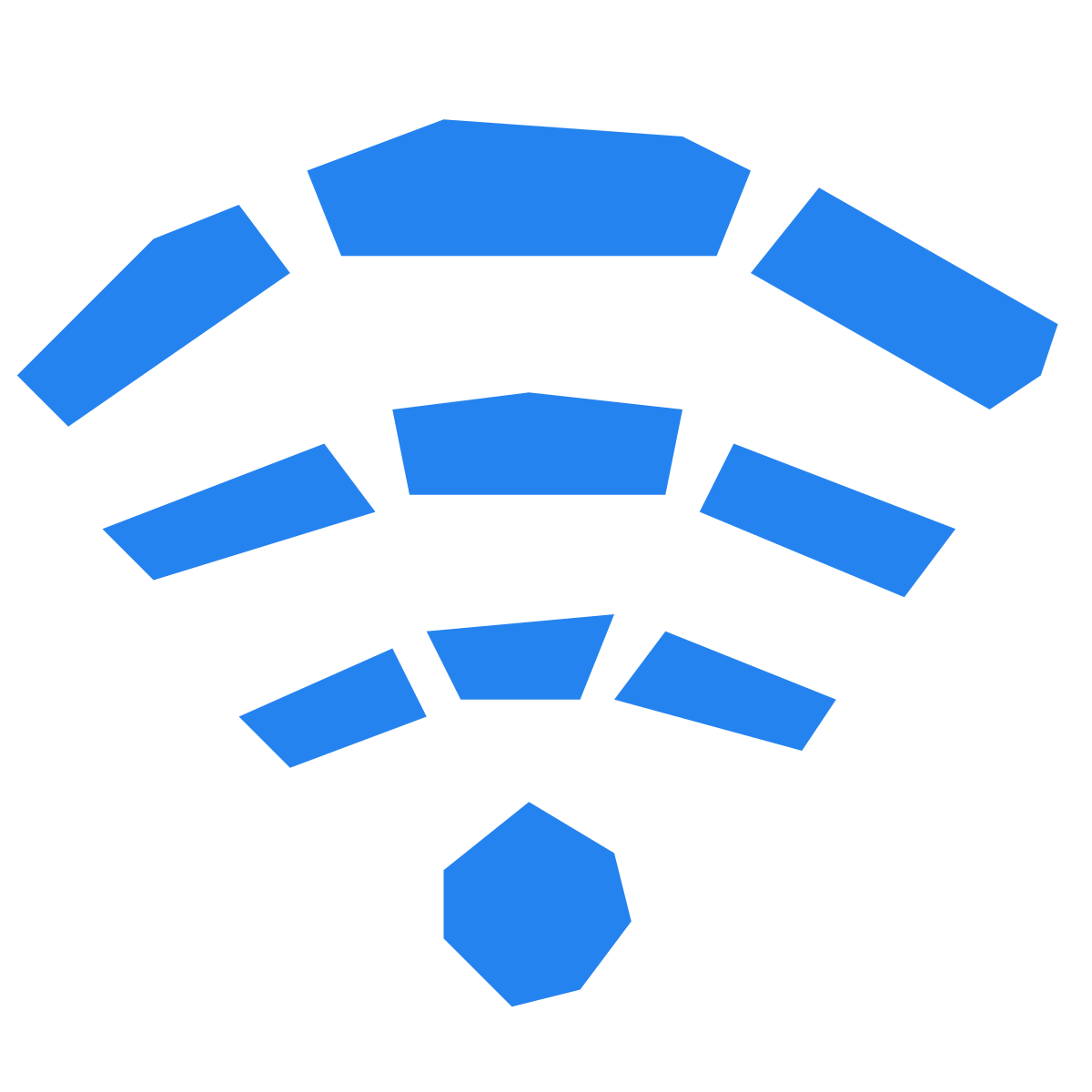 pieces style wifi icon