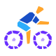 cycling road icon