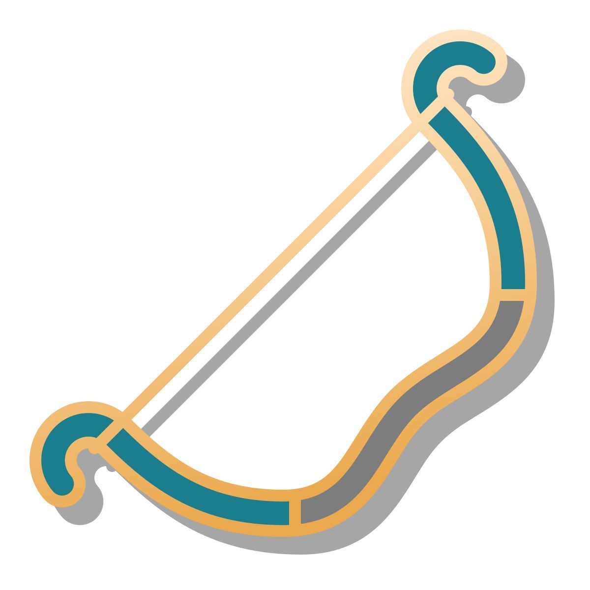 pin style arco degli arcieri icon
