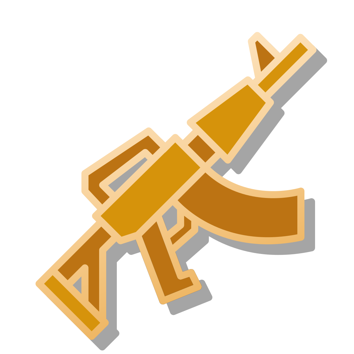 pin style assault rifle icon