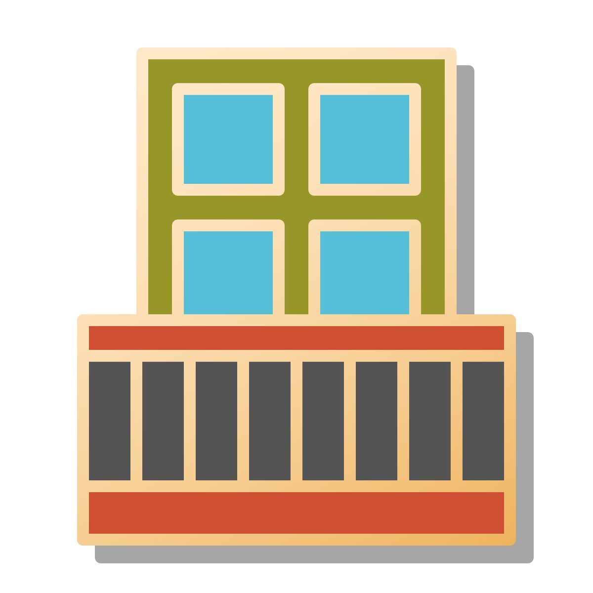 pin style balkon icon