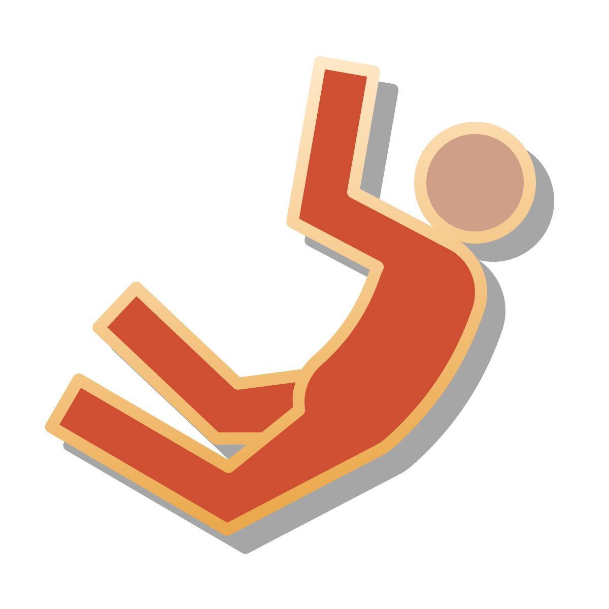 pin style 跳伞 icon