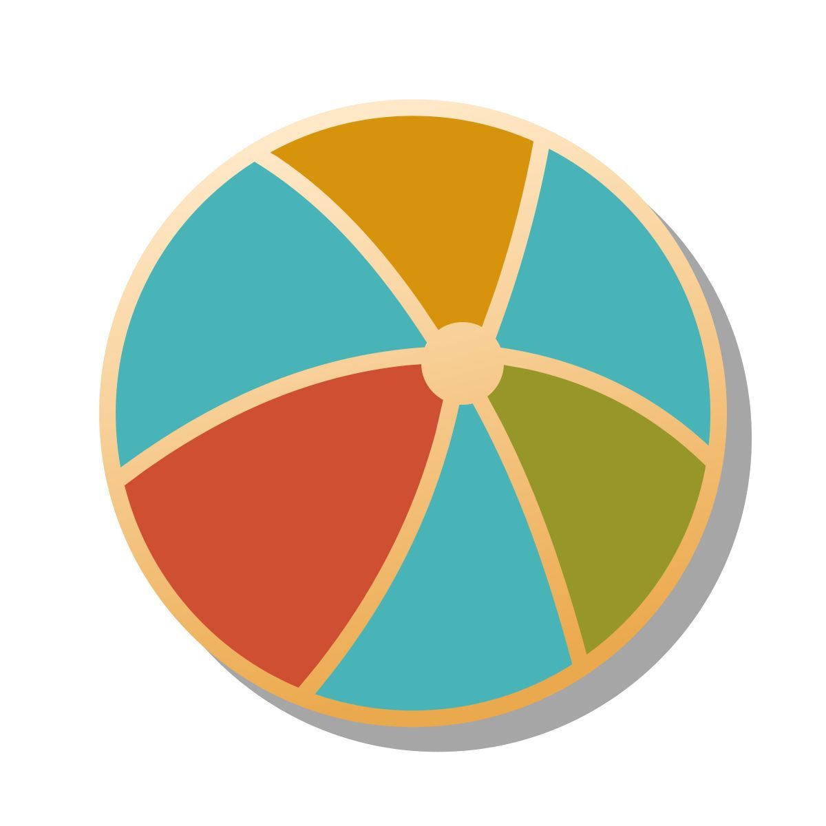 pin style wasserball icon