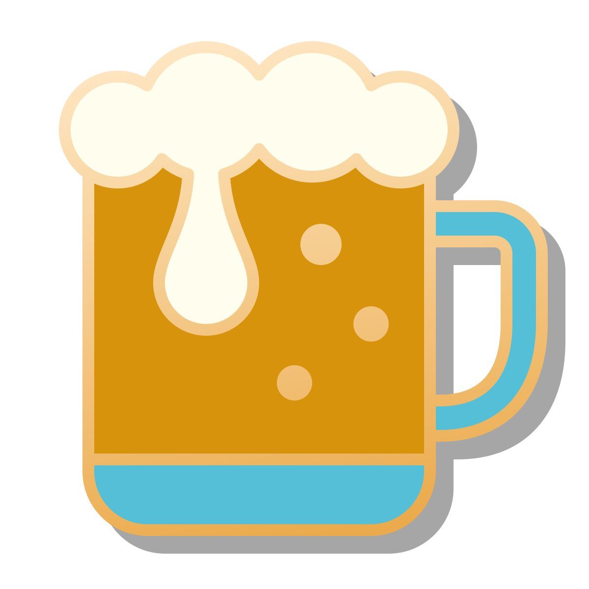 pin style bier icon